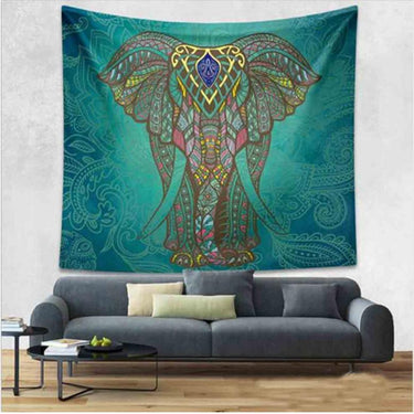 Unique Elephant or Decorative Mandala Multi-Purpose Tapestry